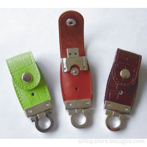 Convenient and Durable Leather USB Disk